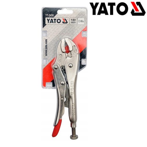 YATO YT-2450 Ívelt önzáró fogó 180 mm CrMo