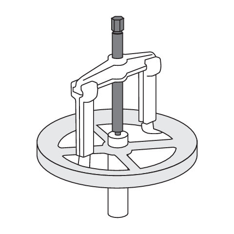 YATO YT-25105 Csapágylehúzó készlet 12 részes nehezen hozzáférhető helyekhez
