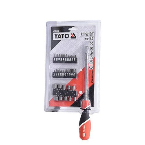 YATO YT-25972 Csavarhúzó flexibilis 1/4 Col 31 részes