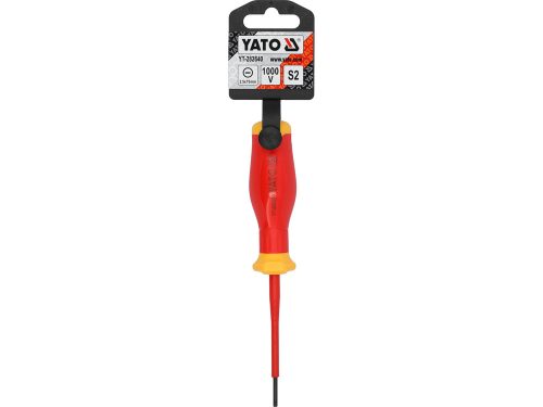 YATO YT-282640 Csavarhúzó lapos 2,5 x 75 mm 1000 V-ig szigetelt vékony kialakítás