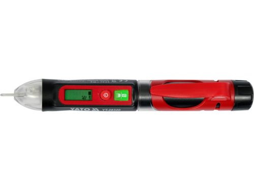 YATO YT-28320 Fáziskereső érintésmentes mérés 12-1000 V szigetelt LCD kijelzővel