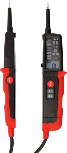 YATO YT-28330 KÉT PÓLUSÚ FESZÜLTSÉGTESZTER RCD TESZTTEL