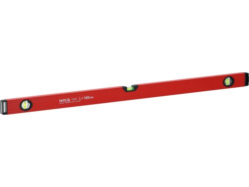 YATO YT-30113 Alumínium vízmérték 1000mm 3 libellás bordázott szerkezetű merev profillal
