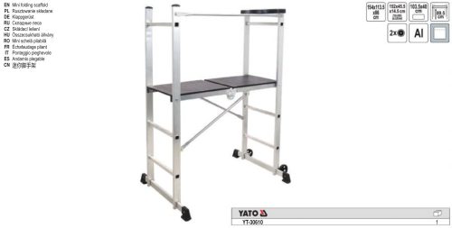 YATO YT-30610 Összecsukható állvány 1540 x 1135 x 860 mm