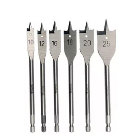   YATO YT-3258 Lapos fafúró készlet 6 részes bit befogású (10-12-16-18-20-25 mm)