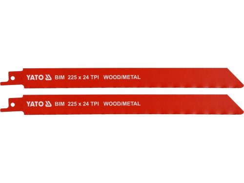 YATO YT-33934 Szablyafűrészlap fa, fém 225/1,0 mm (2 db/cs)