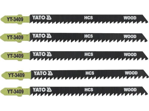 YATO YT-3409 Dekopírfűrészlap T8TPI 115/90 mm HCS (5 db/cs)