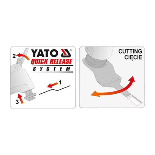 YATO YT-34683 Fűrészlap multifunkciós géphez 10 mm bimetál