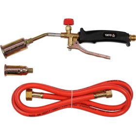   YATO YT-36740 Gázégő 8 kW 2 pótfejjel, 1,5 m tömlővel (perzselő)