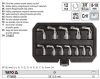 YATO YT-38550 Nyitott csillag-dugókulcs készlet 12 részes 3/8 Col 8-19 mm CrV