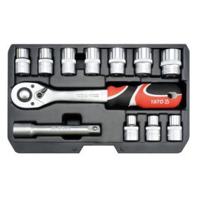   YATO YT-38671 Dugókulcs készlet 12 részes 1/2 Col 10-24 mm CrV