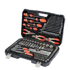   YATO YT-38881 Szerszámkészlet 129 részes 1/4 Col, 3/8 Col, 1/2 Col CrV CrMo