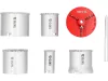 YATO YT-43920 Volfrám - karbid bevonatos körkivágó készlet 7 részes 33 - 83 mm