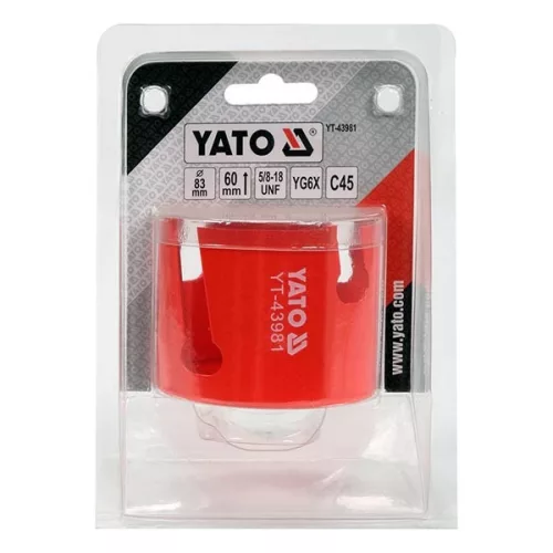 YATO YT-43981 Körkivágó 83 mm 5/8 Col TCT