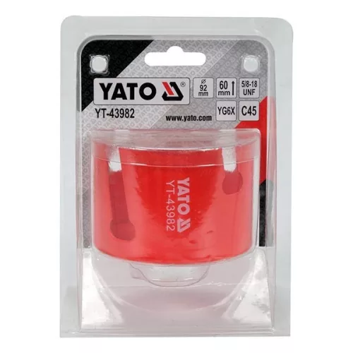 YATO YT-43982 Körkivágó 92 mm 5/8 Col TCT