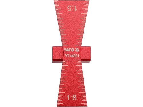 YATO YT-44081 Asztalos fecskefark sablon Alumínium
