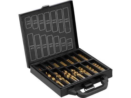 YATO YT-44591 Csigafúró készlet 99 részes 1-10 mm HSS Tit