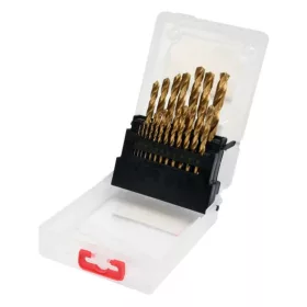   YATO YT-44675 Csigafúró készlet 19 részes 1-10 mm HSS-TiN