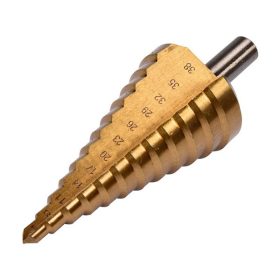   YATO YT-44740 Lépcsős fúró 6-38 mm 12 lépcsős HSS titán-nitrid