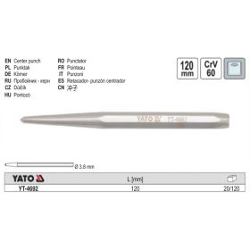 YATO YT-4692 Pontozó 120 mm CrV60