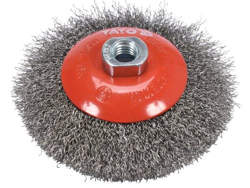 YATO YT-47612 Dönött körkefe M14 125 mm inox
