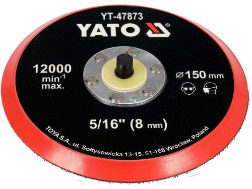 YATO YT-47873 Tépőzáras gumitányér 150 mm 5/16 Col