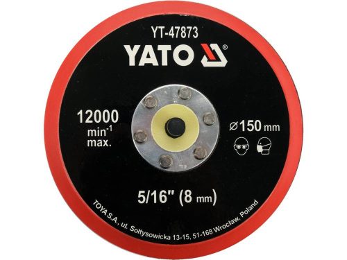 YATO YT-47873 Tépőzáras gumitányér 150 mm 5/16 Col