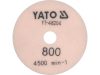 YATO YT-48204 Tépőzáras gyémánt csiszoló és polírozókorong 100 mm / P800 vizes/száraz