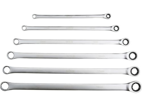 Yato YT-50385 Extra hosszú racsnis csillagkulcs készlet 6 részes 8-19mm-ig