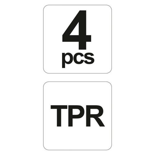 YATO YT-5261 Fugakihúzó szilikonlap 4 részes