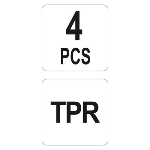 YATO YT-52621 Fugakihúzó szilikonlap készlet 4 részes
