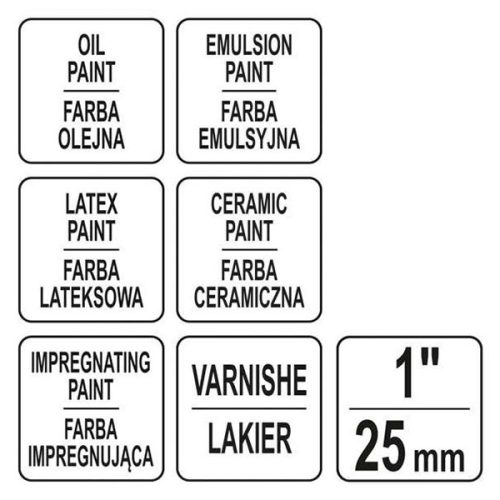 YATO YT-54540 Ecset 1 Col / 25 mm kevert sörte