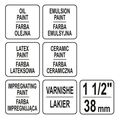 YATO YT-54541 Ecset 1,5 Col / 38 mm kevert sörte