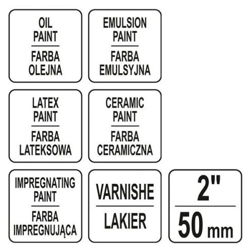 YATO YT-54542 Ecset 2 Col / 50 mm kevert sörte