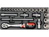 YATO YT-5537 Dugókulcs készlet 24 részes 1/2 Col 10-32 mm CrV (fiókbetét)
