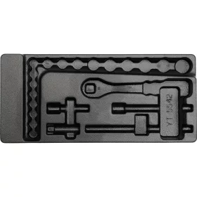   YATO YT-55421 Dugókulcs készlet 22 részes 3/8 Col 6-22 mm CrV (fiókbetét szerszám nélkül)