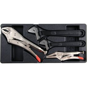   YATO YT-55444 Állítható villáskulcs és fogó készlet 4 részes (fiókbetét)