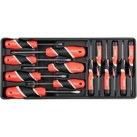   YATO YT-55455 Csavarhúzó készlet 13 részes S2 (fiókbetét)