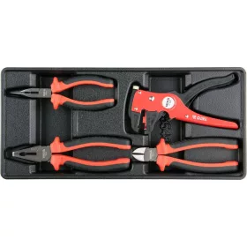   YATO YT-55464 Fogó készlet 4 részes 1000 V-ig szigetelt (fiókbetét)