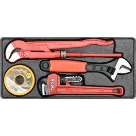  YATO YT-55480 Vízvezeték-szerelő szerszám készlet 4 részes (fiókbetét)