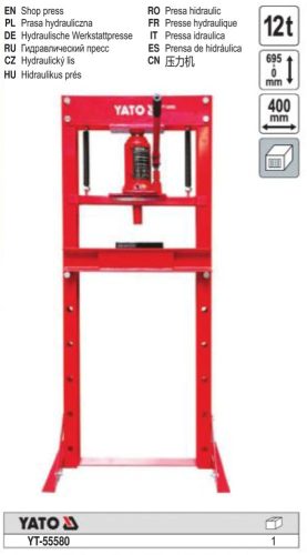 YATO YT-55580 Hidraulikus prés 12 t