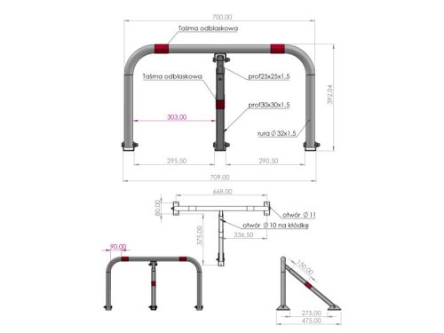 YATO YT-55753 Parkolásgátló