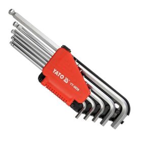   YATO YT-5837 Imbuszkulcs készlet 12 részes 1/16 Col-3/8 Col CrV