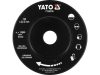 YATO YT-59159 Ráspolykorong sarokcsiszolóra fához 125 mm átmérő fogazott része döntött finom fogazással