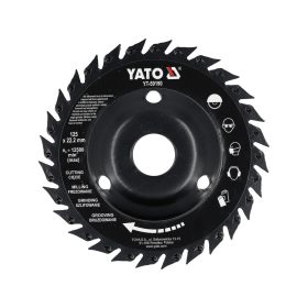   YATO YT-59190 Ráspoly és fűrészkorong sarokcsiszolóra fához 125 mm átmérő