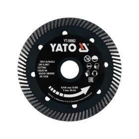   YATO YT-59982 Gyémánt vágókorong 125 x 1,3 x 10 x 22,2 mm turbó