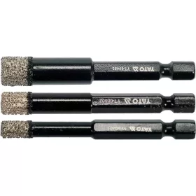   YATO YT-60409 Gyémánt körkivágó készlet 3 részes 6, 8, 10 mm vizes/száraz bitbefogású
