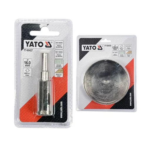 YATO YT-60435 Gyémánt körkivágó 105 mm vizes/száraz
