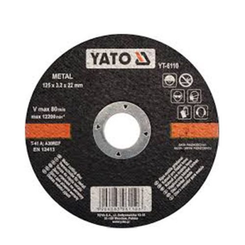 YATO YT-6110 Vágókorong fémre 125 x 3,2 x 22 mm