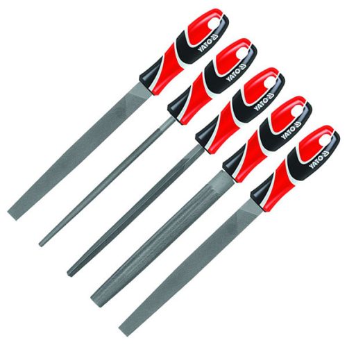 YATO YT-6239 Reszelő készlet 5 részes 250 mm / #3 finom